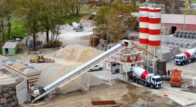 Büyükşehir Belediyesi beton santralleri kurarak kendi ihtiyacını karşılıyor