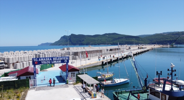 Amasra Limanı yolcu gemilerini ağırlamaya hazırlanıyor