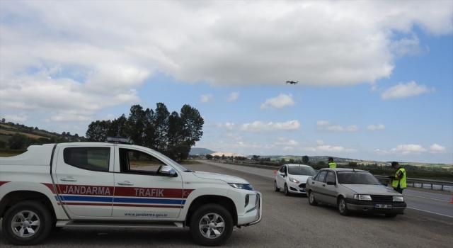 Samsun’da Dron İle Trafik Denetimi Yapıldı