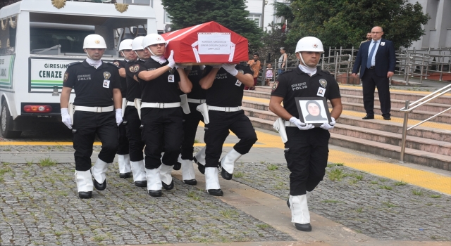 Lunaparktaki kazada hayatını kaybeden komiser yardımcısı için tören