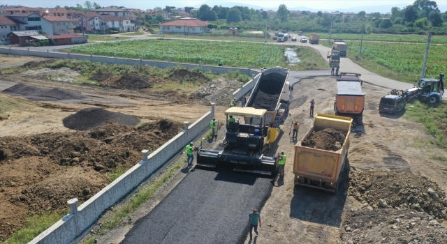 Düzce’de 7 ayda yol yapımında 44 bin ton asfalt kullanıldı