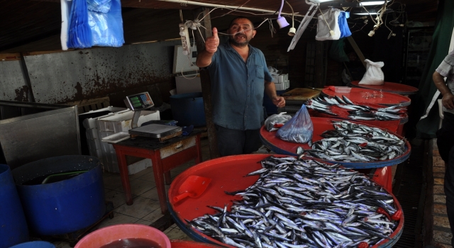 Mudurnu’da tezgahlar balıklarla şenlendi