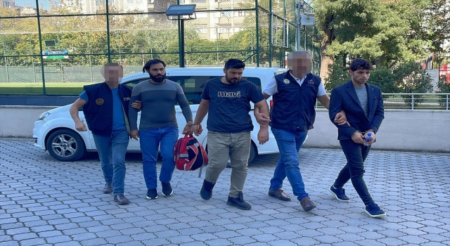 Samsun’da DEAŞ operasyonunda yakalanan 3 zanlı adliyede