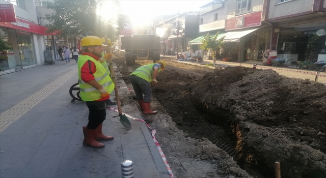 Espiye’de doğal gaz çalışmaları devam ediyor