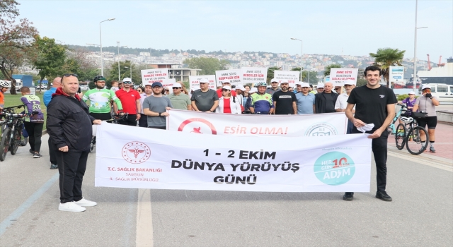 Samsun’da Dünya Yürüyüş Günü dolayısıyla etkinlik düzenlendi