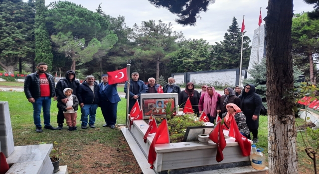 Şehit Tankçı Er Bülent Yalçın kabrinin başında anıldı