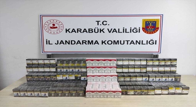 1030 paket kaçak sigara ele geçirildi