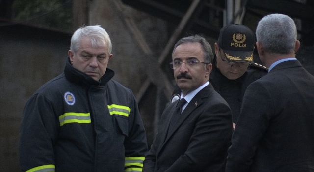 İçişleri Bakan Yardımcısı Çataklı, Amasra’daki patlama alanında incelemelerde bulundu