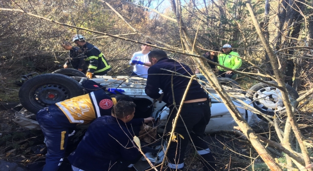 Bolu’da şarampole devrilen otomobildeki 2 kişi öldü