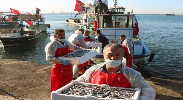 Zonguldak’ta hamsi festivalinde 15 ton balık dağıtıldı