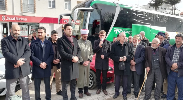 Tokat’tan 35 kişilik umre kafilesi kutsal topraklara uğurlandı