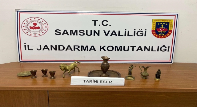 Samsun’da tarihi eser operasyonunda 1 zanlı gözaltına alındı