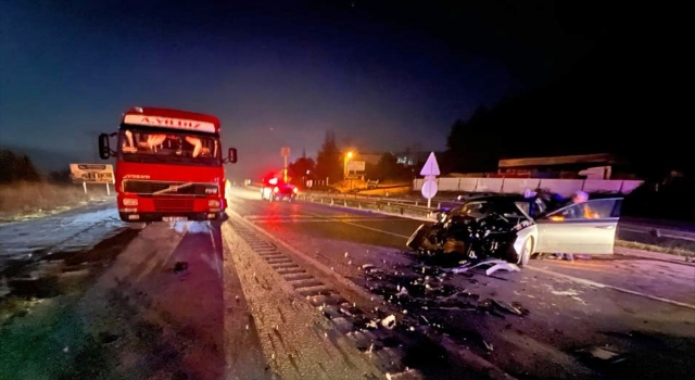 Karabük’te zincirleme trafik kazasında 1 kişi yaralandı