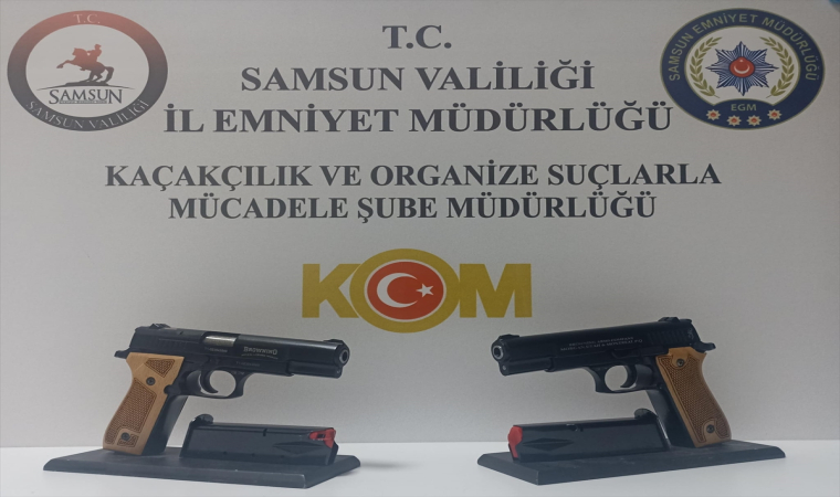 Samsun’da silah kaçakçılığı operasyonunda 3 zanlı yakalandı