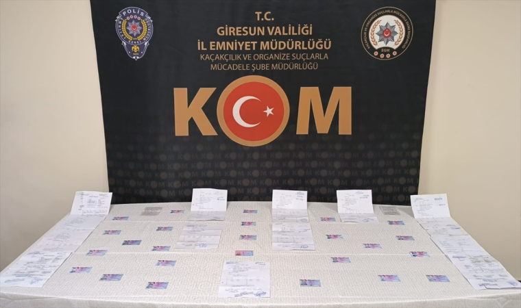 Giresun’da sahte sürücü belgesi operasyonunda bir kişi tutuklandı