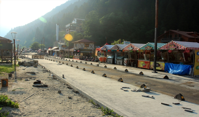 Uzungöl’de sezon hazırlıkları devam ediyor