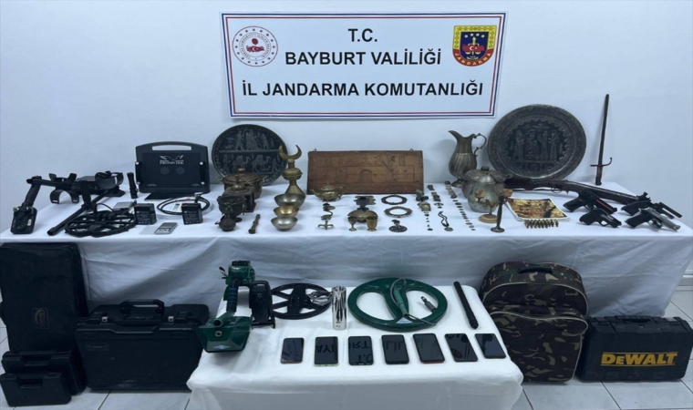 Bayburt merkezli tarihi eser operasyonunda 1 kişi tutuklandı