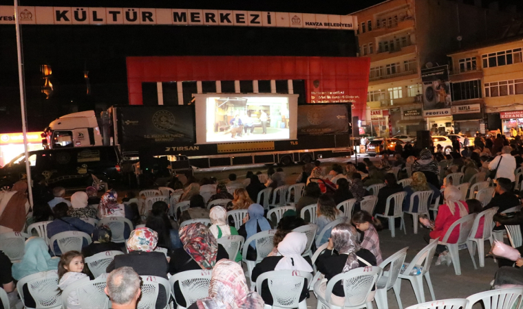 Havza’da açık hava konseri ve sinema gösterimi gerçekleştirildi