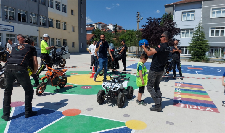 Karabük’te ilkokul öğrencilerine ATV ve motosiklet sürüş eğitimi