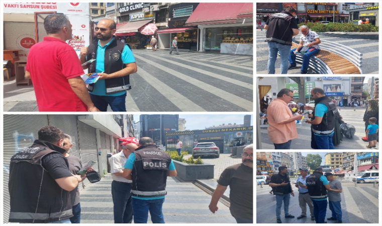 Polisi uyuşturucuyla mücadelede bilinçlendirme çalışmalarına devam ediyor