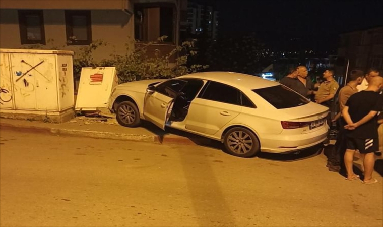 Karabük’te polisin ”dur” ihtarına uymayarak kaçan sürücü kaza yapınca yakalandı