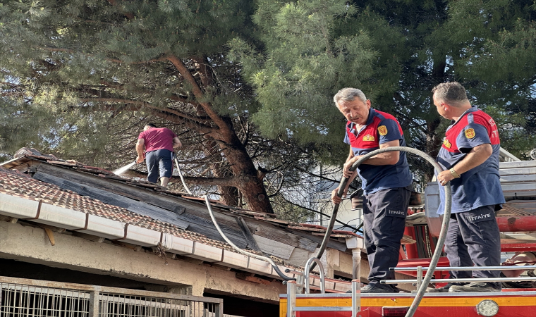 Sinop’ta inşaat firmasının deposunda yangın