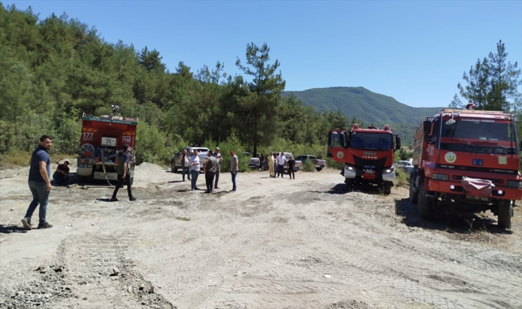 Sinop’ta çıkan yangında 3,5 hektarlık ormanlık alan zarar gördü