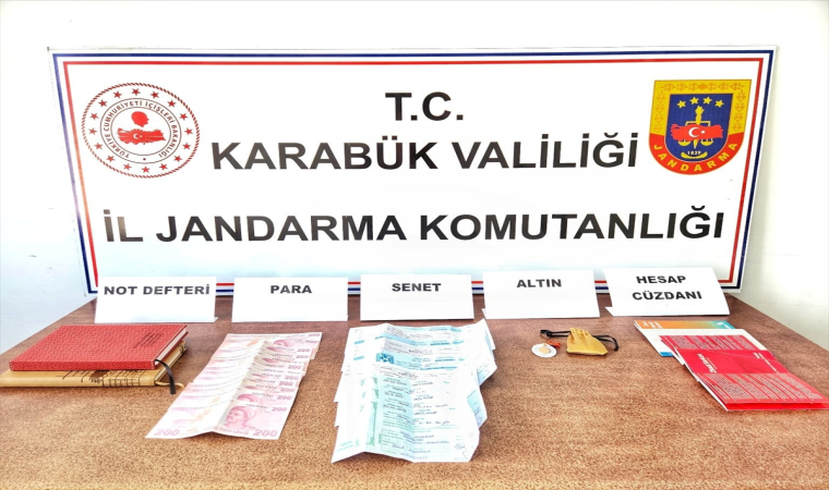 Karabük’te tefecilik operasyonunda 1 şüpheli yakalandı