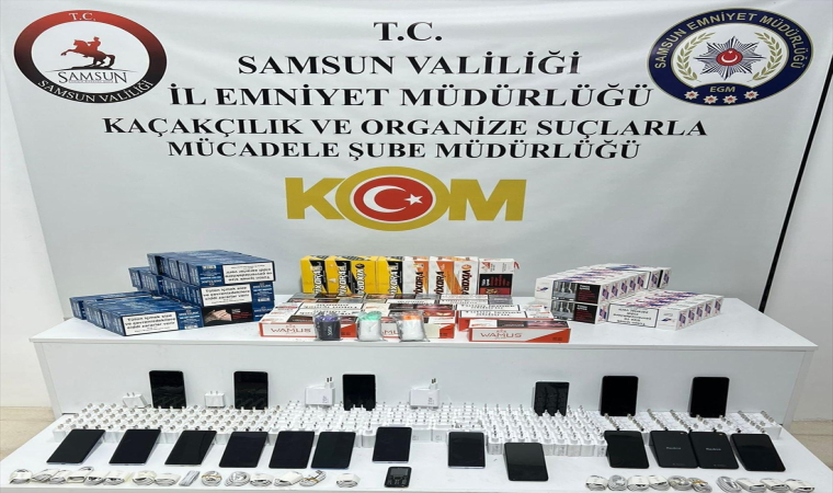 Samsun’da kaçakçılık operasyonunda 2 şüpheli yakalandı