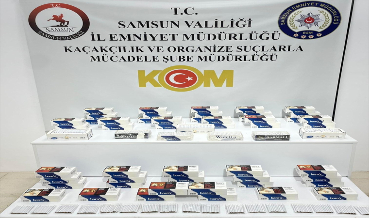 Samsun’da 11 bin 760 makaron ele geçirildi