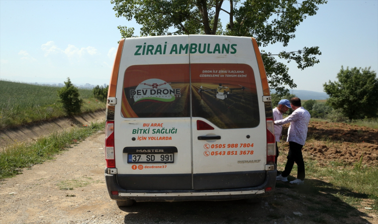 ”Zirai ambulans” bitki sağlığı için tarlalarda