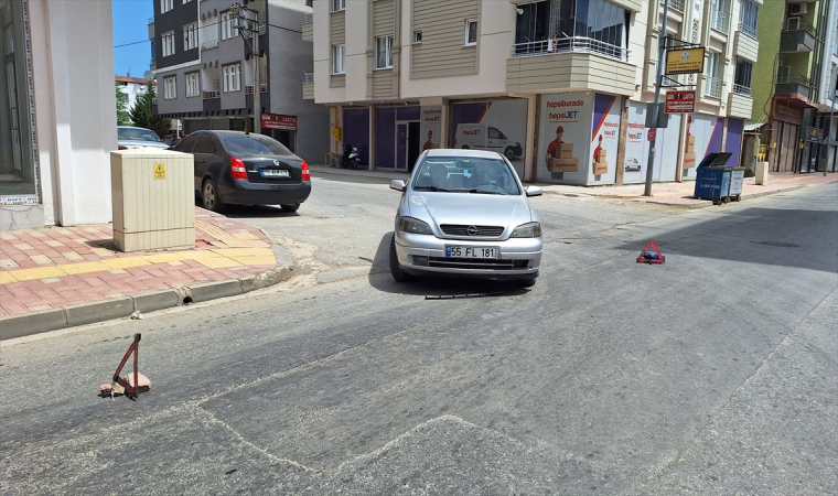 Samsun’da otomobilin çarptığı bisiklet sürücüsü yaralandı