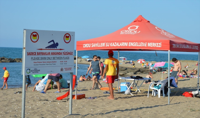 Ordu’da denizde boğulma tehlikesi geçiren 39 kişi kurtarıldı