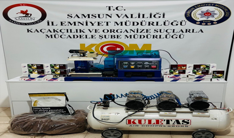 Samsun’da kaçakçılık operasyonunda 2 kişi yakalandı