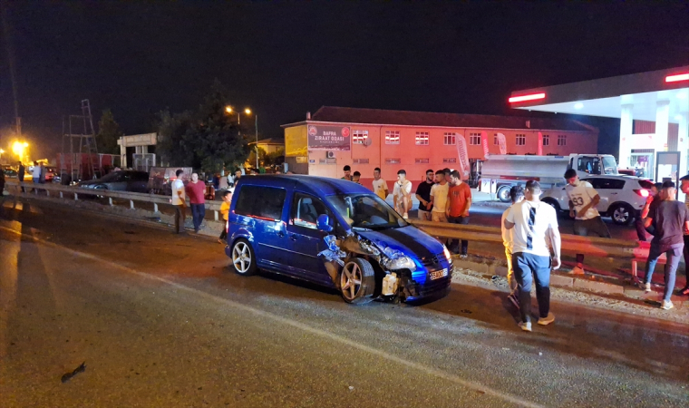 Samsun’da iki aracın çarpıştığı kazada 1 kişi yaralandı