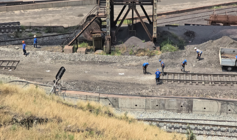 Karabük’te bir bölümü çöken kara yolunda çalışma başlatıldı