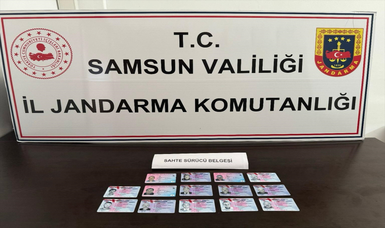 Samsun merkezli ”sahte yurt dışı sürücü belgesi” operasyonu