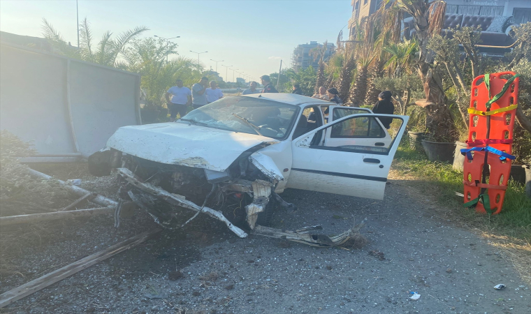 Samsun’da devrilen otomobilin sürücüsü hayatını kaybetti