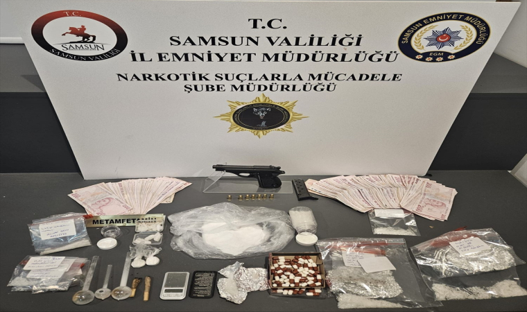 Samsun’da uyuşturucu operasyonunda 4 şüpheli yakalandı