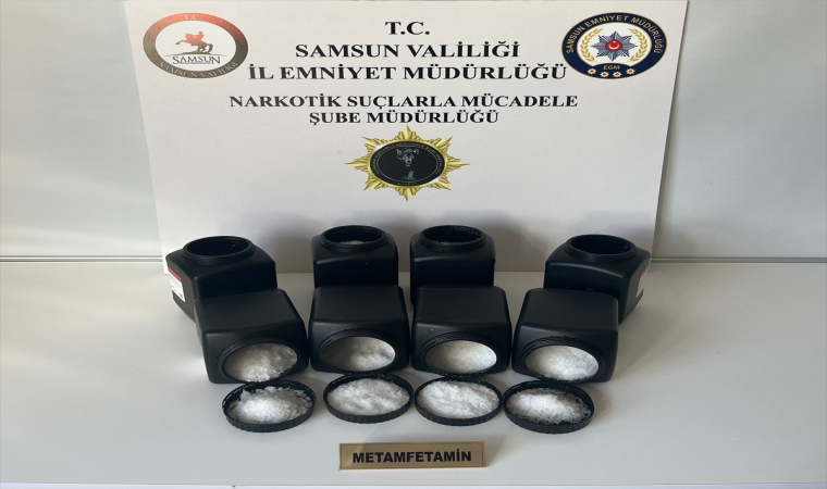 Samsun’da 8 kilogram uyuşturucu ele geçirildi