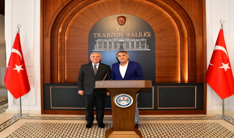 Şenol Güneş’ten Trabzon Valisi Yıldırım’a ziyaret