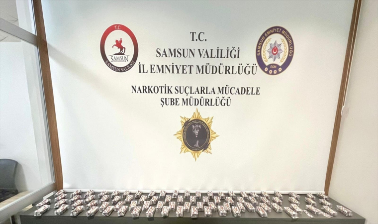 Samsun’da boş araziye bırakılan koli içinde uyuşturucu bulundu