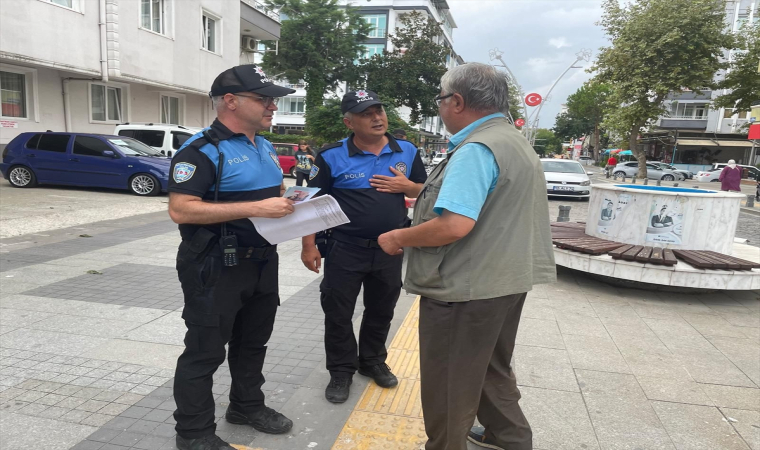 Samsun’da polis vatandaşları bilgilendirdi