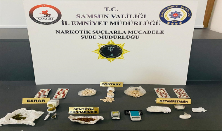 Samsun’da uyuşturucu operasyonunda 2 şüpheli yakalandı