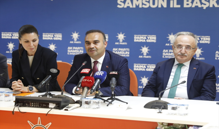 Sanayi ve Teknoloji Bakanı Kacır, Samsun’da konuştu