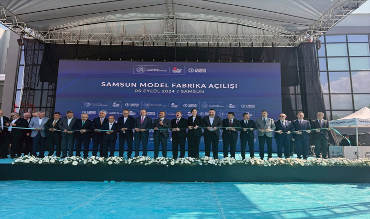 Sanayi ve Teknoloji Bakanı Kacır, Samsun Model Fabrika’nın açılışına katıldı