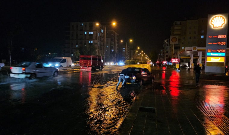 Çorum’da sağanak etkili oldu