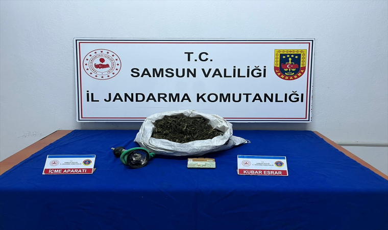 Samsun’da evinde uyuşturucu bulunan şüpheli gözaltına alındı