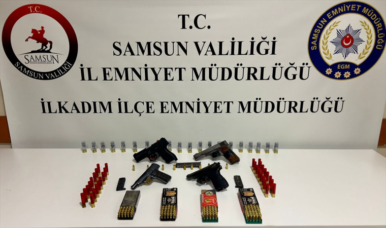 Samsun’da kaçak silah ticareti yaptığı iddiasıyla 1 zanlı yakalandı