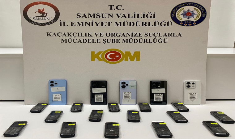 Samsun’da telefon kaçakçılığı operasyonunda 1 zanlı yakalandı